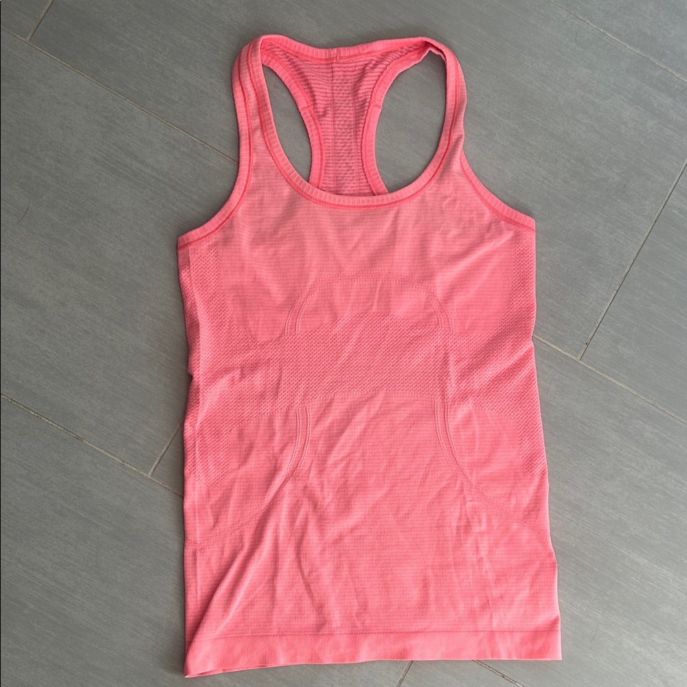 lululemon athletica Coral Pink Racerback Tank
